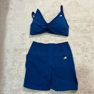 Alphalete Pump Sports Bra and Shorts Set